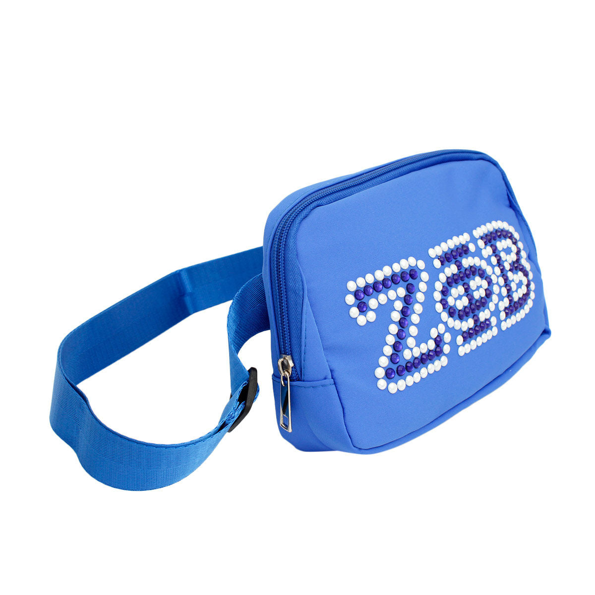 ZPB Sorority Blue Canvas Crossbody Waist Bag