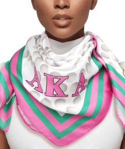 aka scarf Pearl on a white base