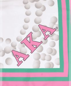 Alternative view of AKA Scarf Pearl Sorority Print Square for Women