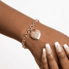 DST Gold 1913 Heart Lock Bracelet - Image 4