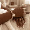 DST Gold 1913 Heart Lock Bracelet - Image 3