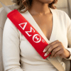 Delta Sigma Theta Seat Belt Covers | Crimson Plush 2-Piece Set - Image 6