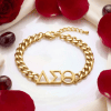 DST Gold Chain Greek Letter Bracelet - Image 3