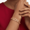 DST Gold Chain Greek Letter Bracelet