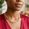 DST Gold Chain Greek Letter Necklace