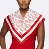 DST Red and White Scarf - Image 2