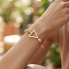 DST Silver Bangle