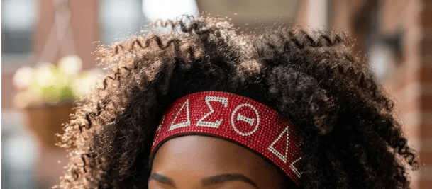 DST Red Rhinestone Headband - Image 3