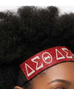 Alternative view of DST Red Rhinestone Headband