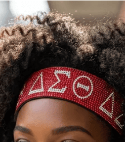 DST Red Rhinestone Headband