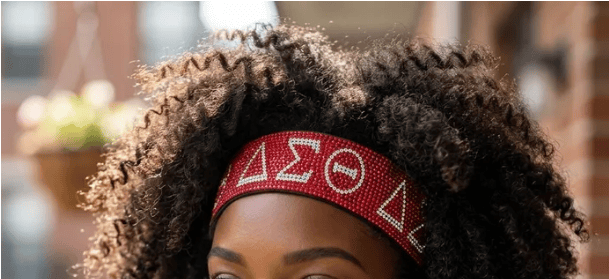 DST Red Rhinestone Headband