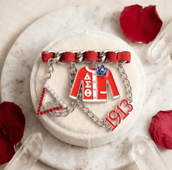 DST Ribbon Pin Brooch - Image 6