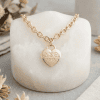 DST Gold 1913 Necklace | Legacy Heart Lock - Image 3