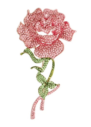 AKA-Inspired Pink Rose Brooch - Image 3