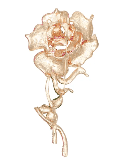 AKA-Inspired Pink Rose Brooch - Image 4