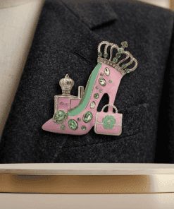 high heel brooch pin