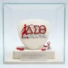 Delta Sigma Theta Red Fortitude Rhinestone Brooch - Image 5