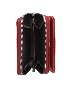 Alternative view of DST Keychain Wallet – Red Zipper Wallet with Tassel and 1913 Fortitude Charm