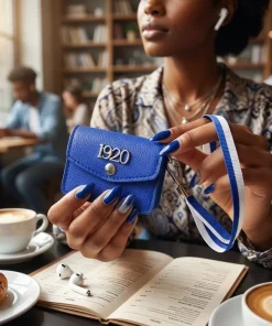 ZPB Blue 1920 Earbud Mini Snap Case with Clip