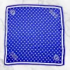 Zeta Phi Beta Polka Dot Scarf – Blue & White ZPB Square Scarf - Image 3