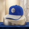 ZPB Blue Canvas Greek Rhinestone Baseball Cap