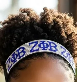 Alternative view of Zeta Phi Beta Headband