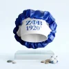 Zeta Phi Beta Satin Bonnet – Blue ZPB 1920 Sleep Bonnet With White Band - Image 4