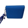 ZPB Sorority Blue Tassel Keychain Zipper Wallet - Image 4