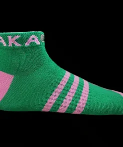 green AKA ankle socks