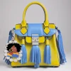 Blue Gold Woman Pearl Keychain SGRHO - Image 3