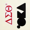 Delta Sigma Theta Greek Letter Car Bumper Magnet - Image 4