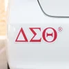 Delta Sigma Theta Greek Letter Car Bumper Magnet - Image 2