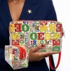 OES Multicolor Clear Graphic Print Makeup Pouch - Image 4