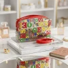 OES Multicolor Clear Graphic Print Makeup Pouch