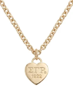 SGRHO Gold 1922 Legacy Heart Lock Chain Necklace