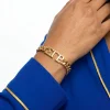 SGRHO Sorority Gold Chain Greek Letter Bracelet - Image 4