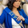 Sigma Gamma Rho Blue Seat Belt Cover Set - Image 2