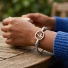ZPB Silver Cable Logo Bangle - Image 4