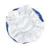 ZPB Sorority Blue White Satin Sleep Bonnet Cap - Image 4